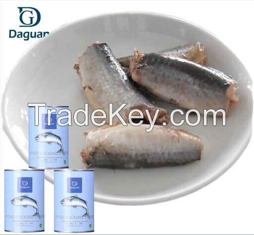 425g*24 canned mackerel in brine, canned fish chile, canned fish food 