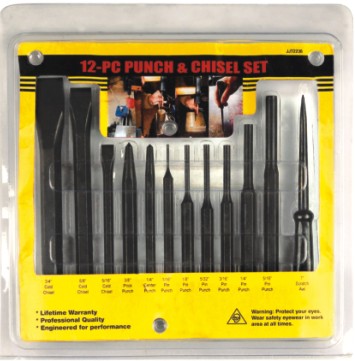 12pc Punch and Chisel Set (JJT2236)