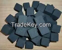 Coconut shell charcoal briquettes