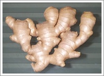 fresh ginger, dried ginger, peeled ginger