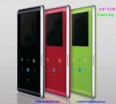 1.8" mp4 player touch keys NEW,mp3 players,usb disks