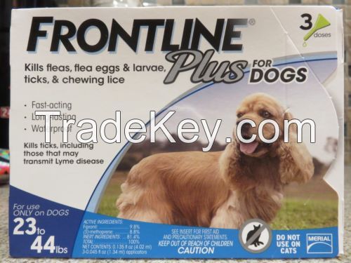 Frontline Plus for Pest and Ticks Control medium dogs 23-44lbs