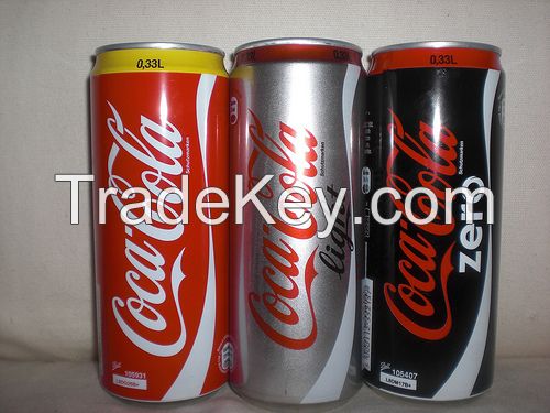 Quality  Zero  Coca Cola Soft  Can Drink 330ml