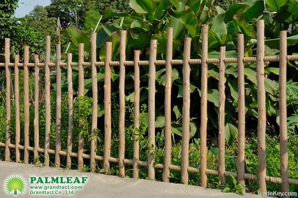 Rustic Eucalyptus Fencing