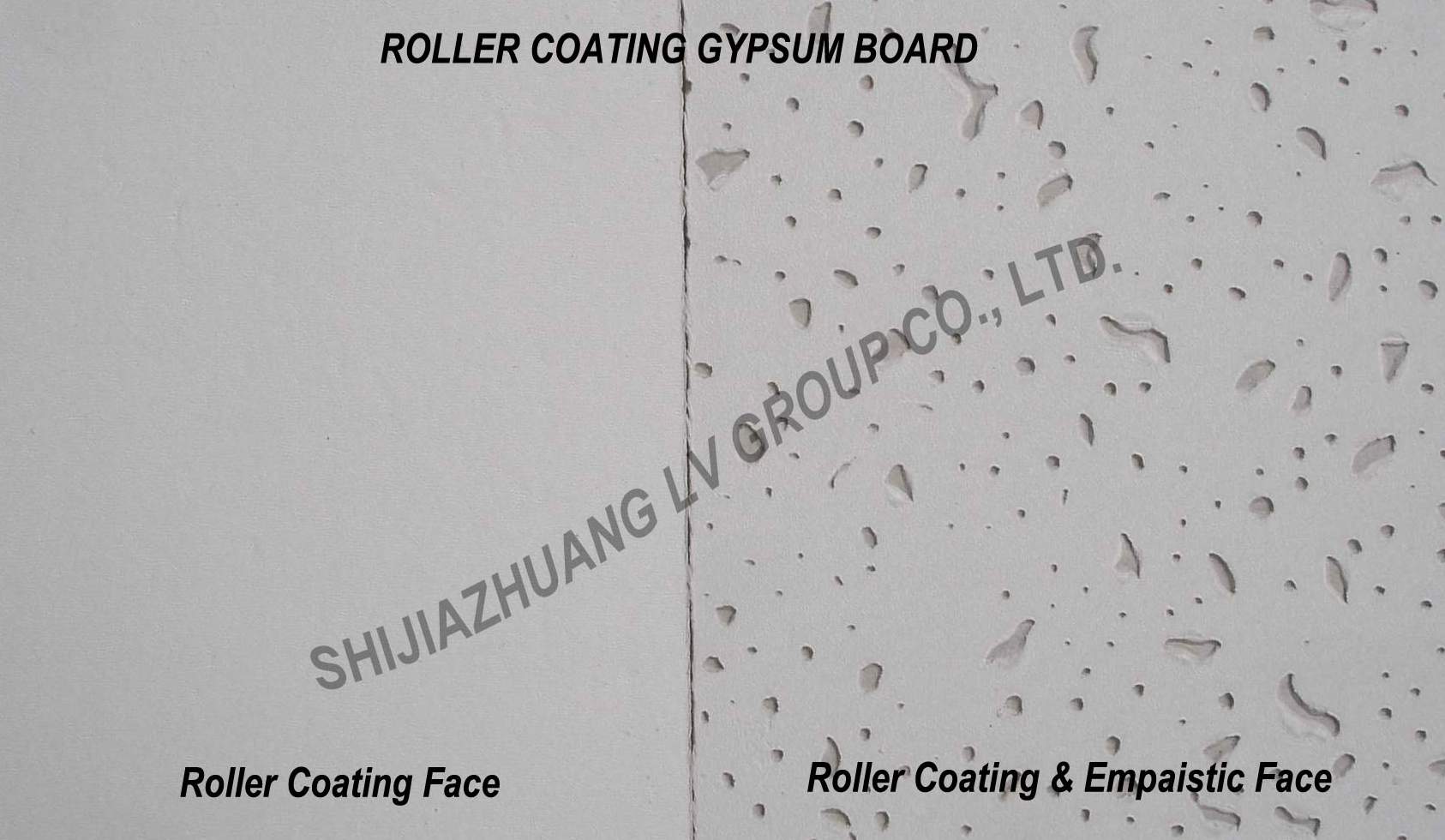 Roll-Painting Gypsum Board