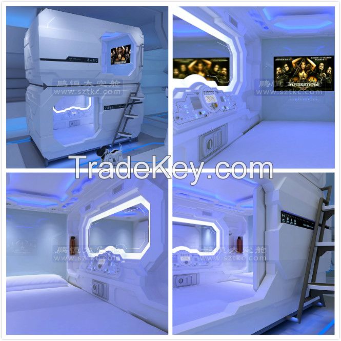 Modern Sleep Box Hostel Capsule Bed Modern Hotel Bedroom Furniture Steel Furniture Sleep Pod Container House Sleep Cabin