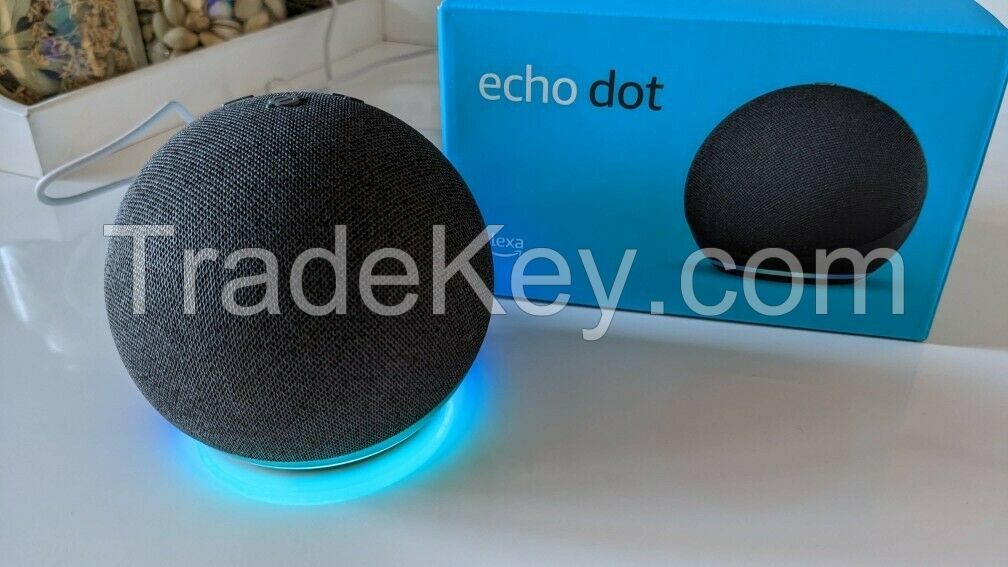 Original Alexa Echo Dot 4th Generation Smart Speaker With Alexa Available For Sale With Complete Accessories At Great Price