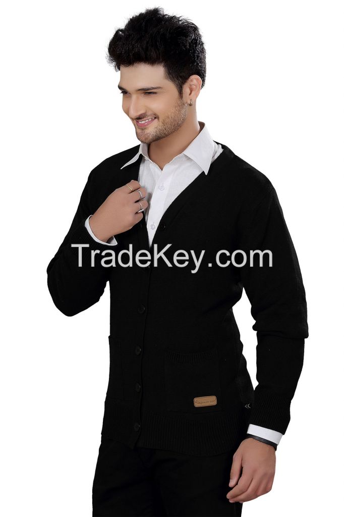 Elegance Cut Classic Cotton Men's Cardigan