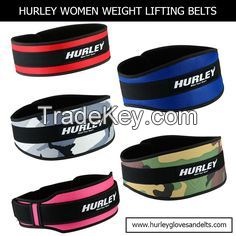 Women Neoprene Weight Lifting Belts