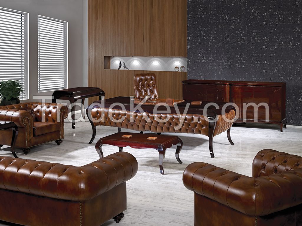 CLASSIC HIGH QUALITY EXECUTIVE OFFICE SET