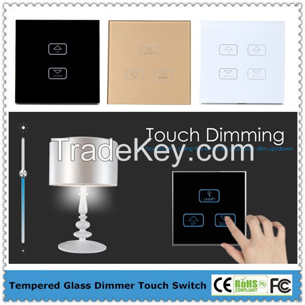 UK standard Light Dimmer Remote Touch Switches