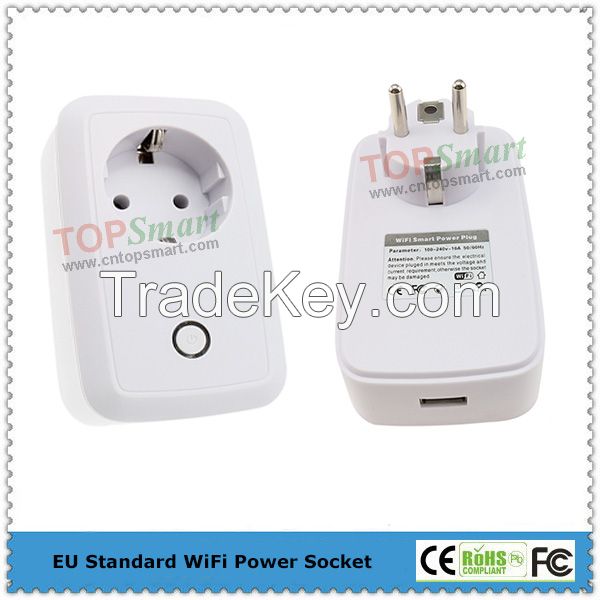 Wifi Mobile APP Remote Control Power Socket Plug