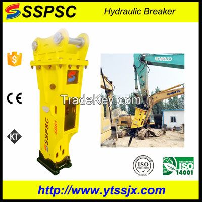 Hydraulic breaker for excavator backhoe loader skid steer