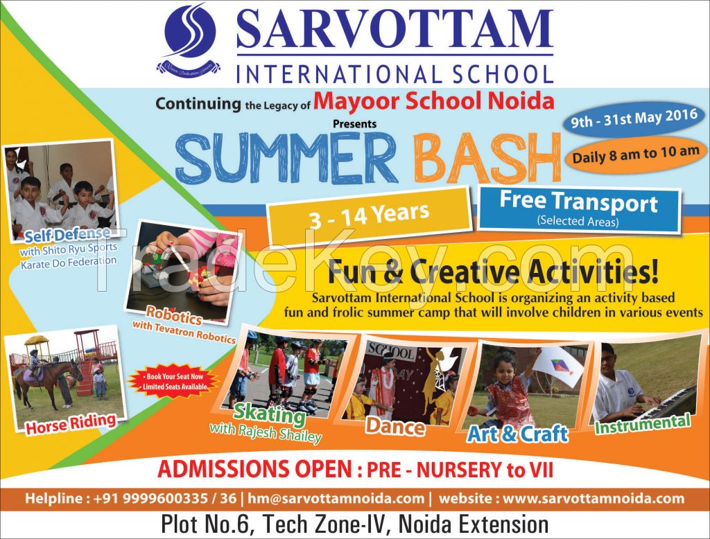 Summer Bash by Sarvottam International School 