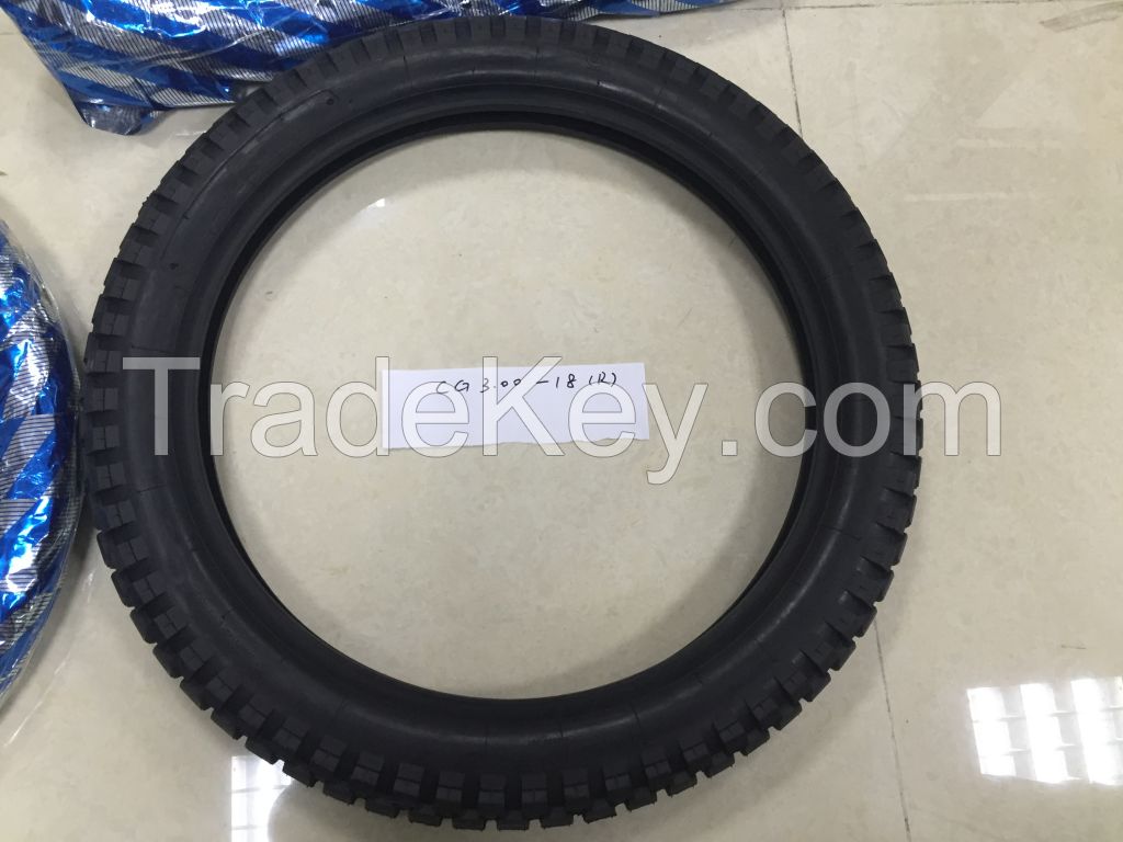 GENIUS MOTORCYCLE SPARE PARTS CG125 MOTORCYCLE FRONT TYRE 2.75-18 BACK TYRE3.00-18 ! High Quality 