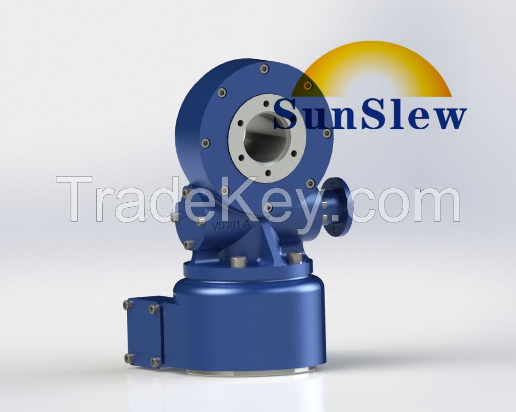 SDD3 dual axis slew drive worm gear for solar tracker