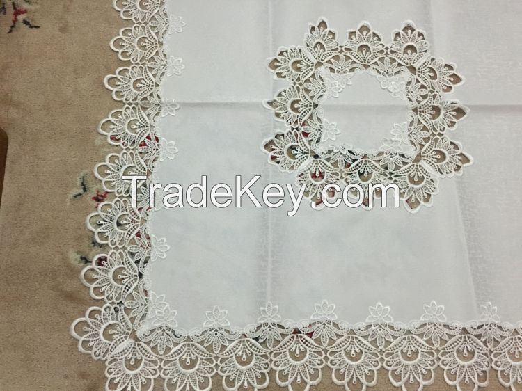 Modern design Embroidered Table Cloth