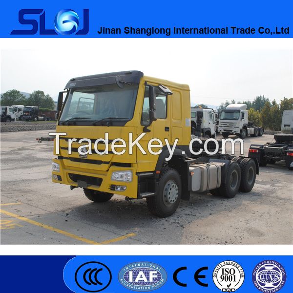 Sino trucks howo 6x4 tractor head truck with low price