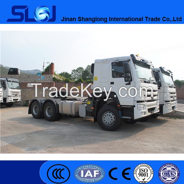 Sino trucks howo 6x4 tractor head truck with good price