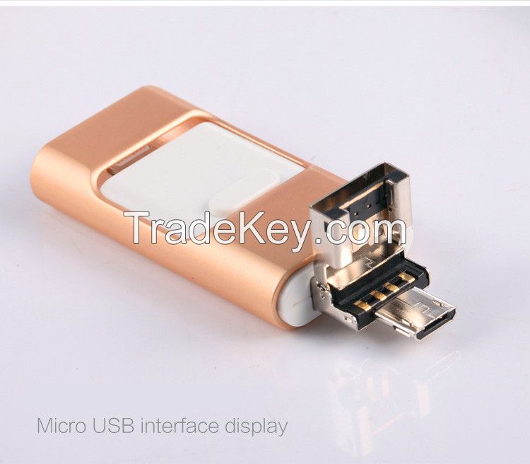 2016 new product OTG usb flash drive for iphone and android phones