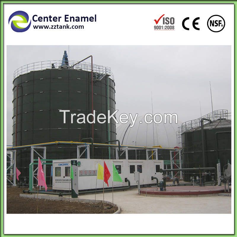 Center Enamel Steel Bolted Tank for Water Storage