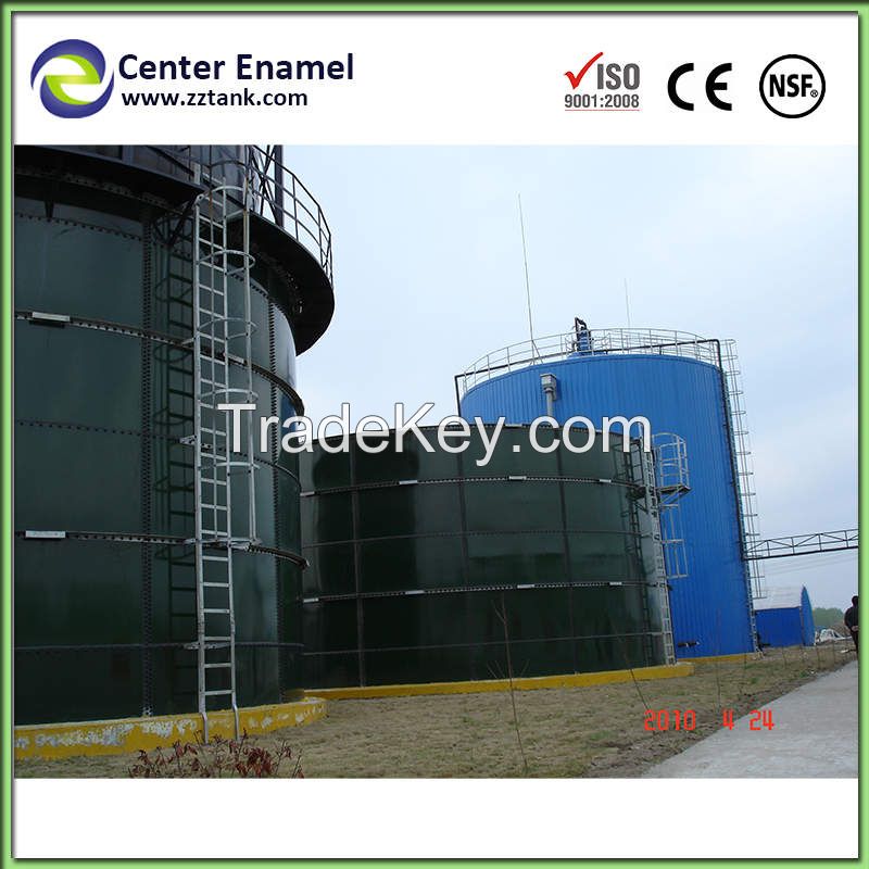 Center Enamel Drinking Water Storage Tank