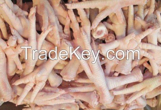 Processed and unprocessed chicken feet