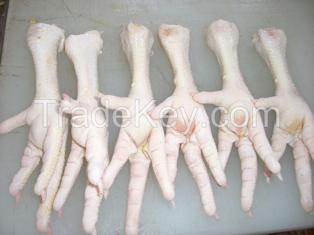 FROZEN PROCESSED CHICKEN FEET AND PAWS