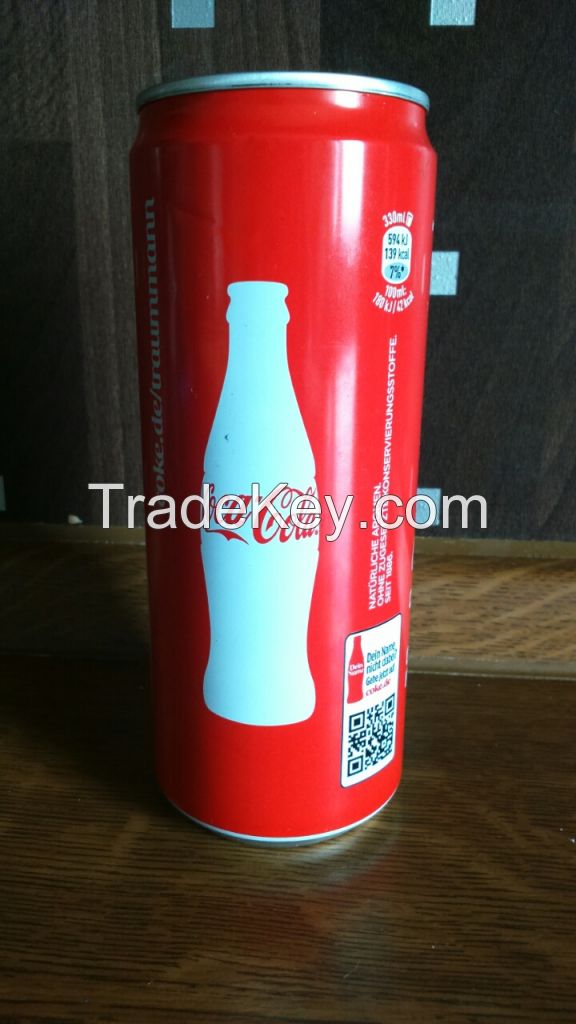 C-Cola 33cl SLEEK Can, 200ml slim can language sticker (to your choice)  included