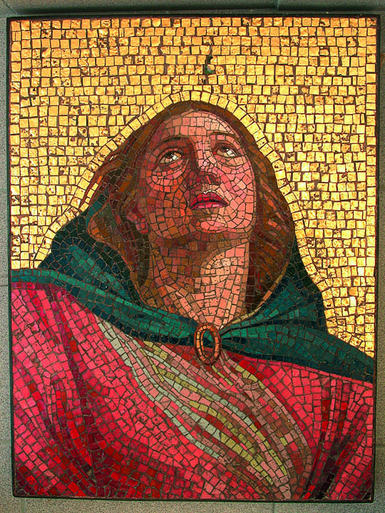 Antique mozaic icona