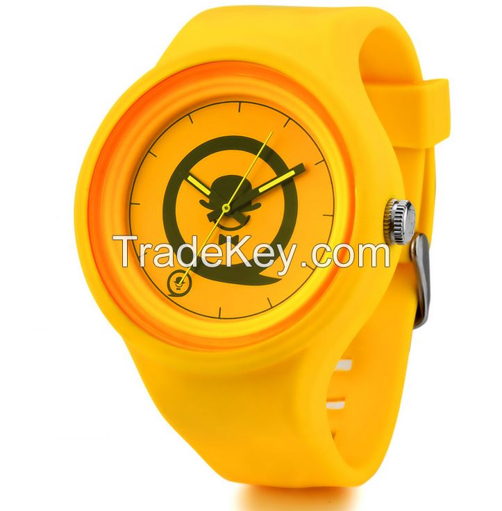 Hot sell luminous silincone fashion new design Electron Watch