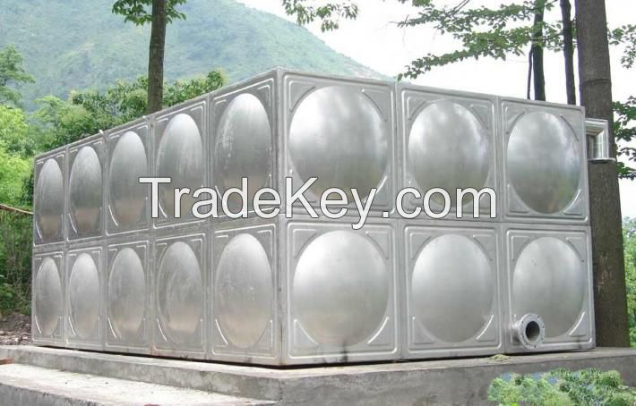 square stainless steel water tank