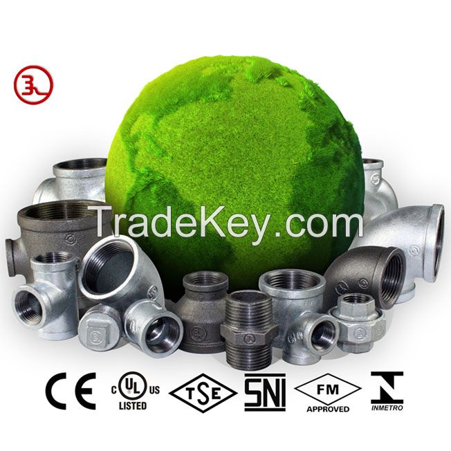 Malleable iron threaded fittings