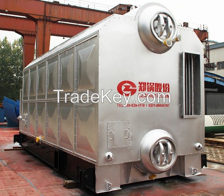 Double drum industrial biomass fired boiler