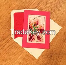 lily flower card