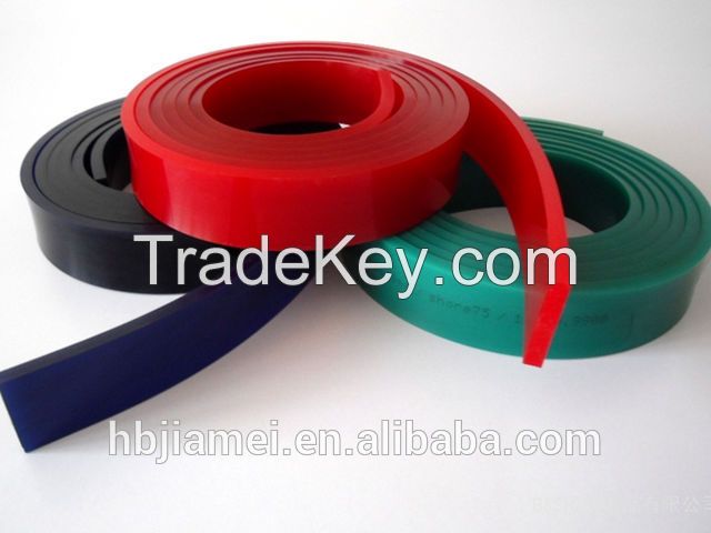 customer's size double bevel pu squeegee blades/squeegee for silk screen printing