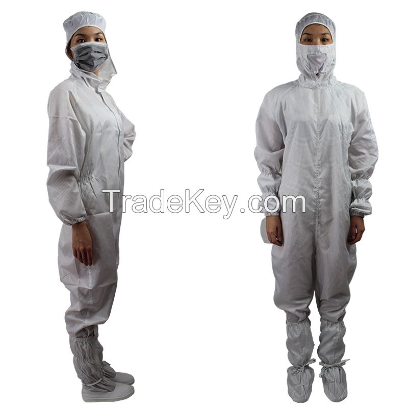 Hign Quality Non Dust Anti Static Clean Coveralls use for Food Factory