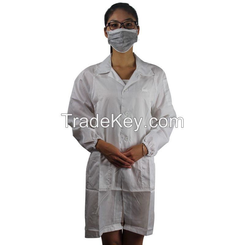 Unisex Anti Static Safety Protective Clothing White Size L