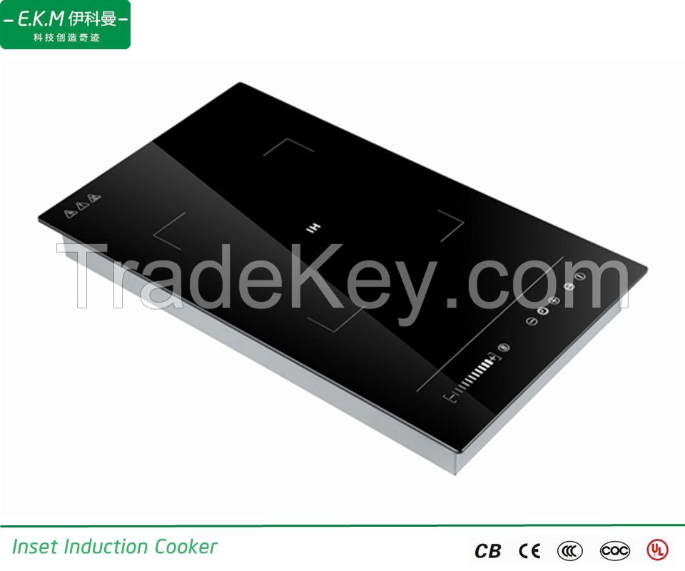 E.K.M Inset Single Burner Induction Cooker, 2300W, Can Use 5 Years