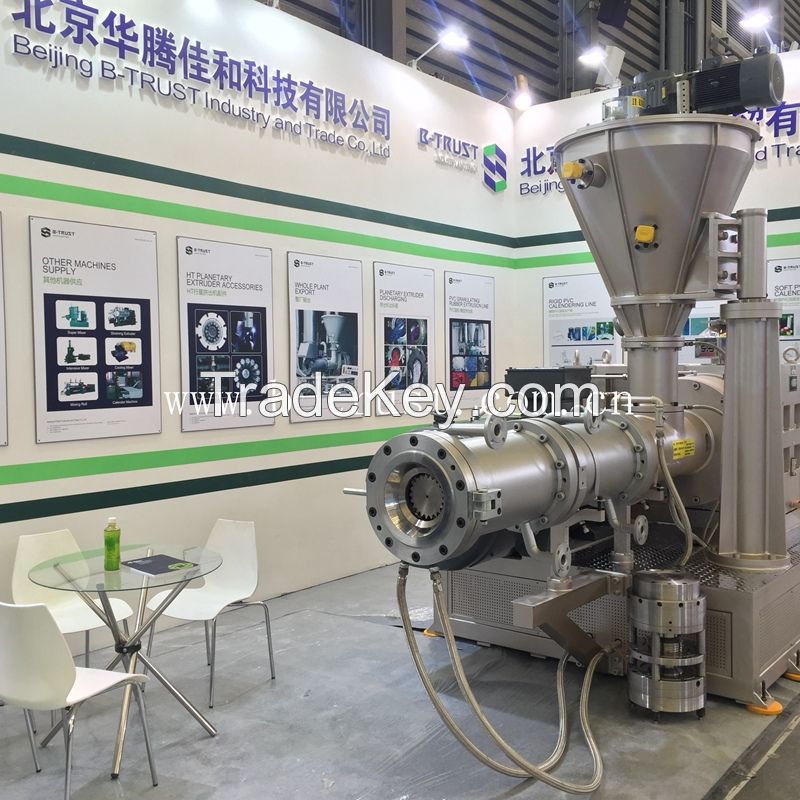 planetary extruder of calendering line for making soft pvc sheet