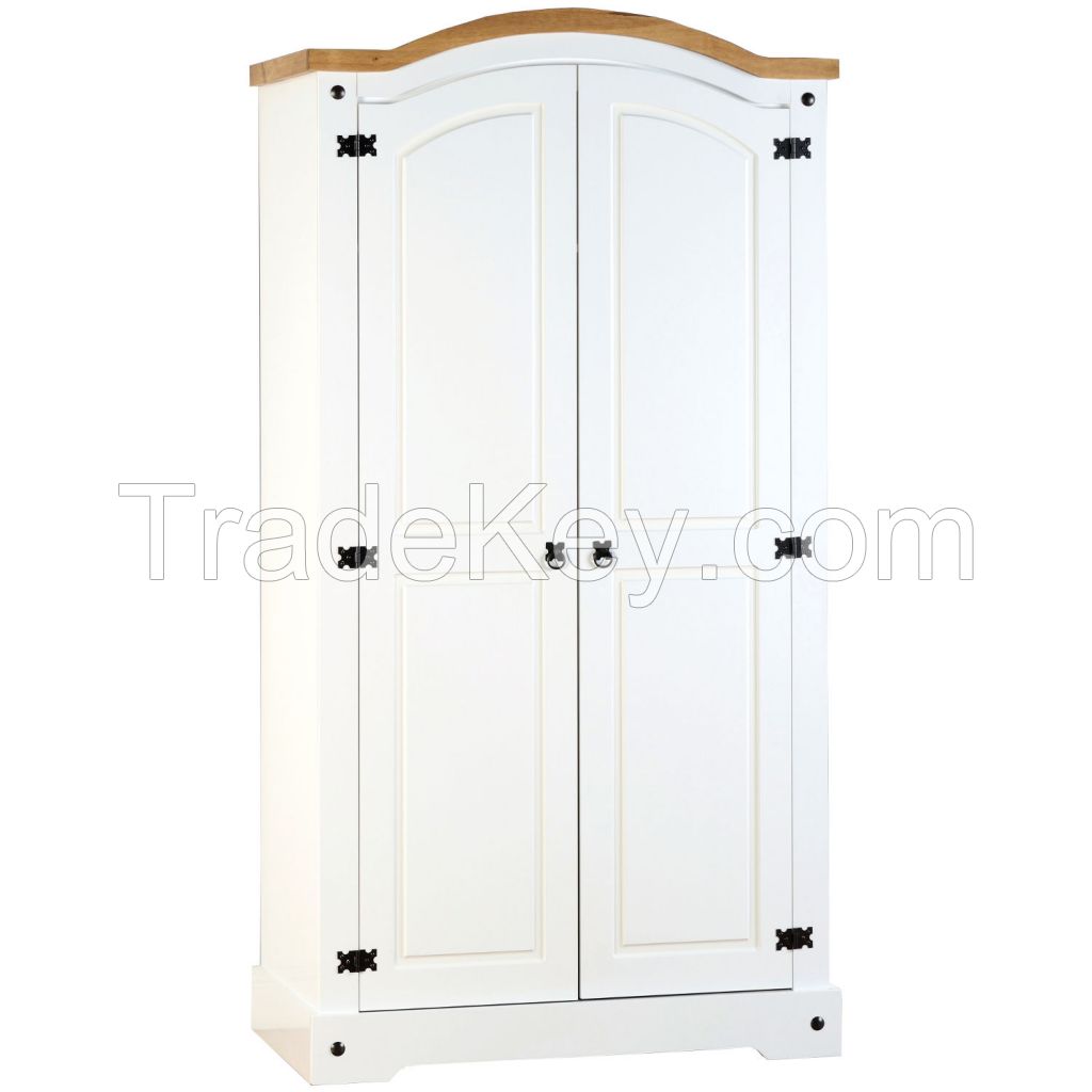 White painted corona wardrobe/cabinet