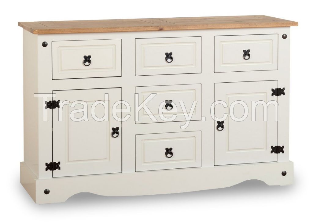 White painted corona wardrobe/cabinet