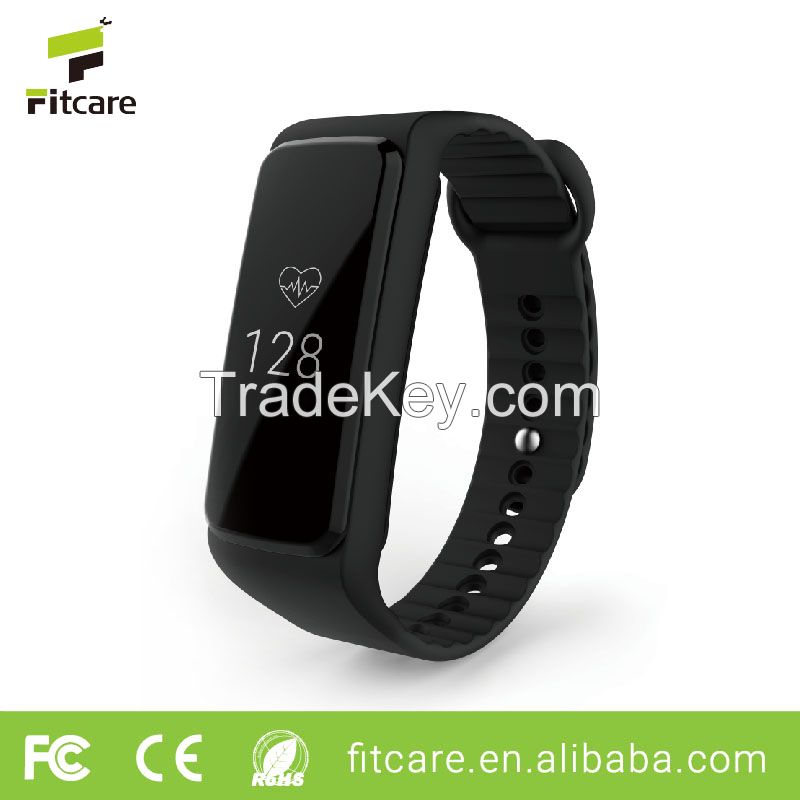 Wristband heart rate monitor fitness tracker calories burned bluetooth watch wristband for fitness healthcare