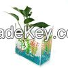 Clear custom design plexiglass desk fish tank acrylic