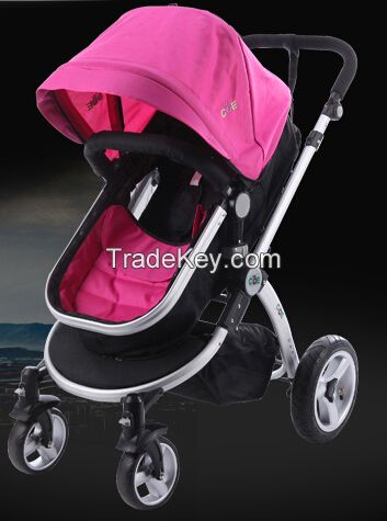 Pink High Landscape stroller