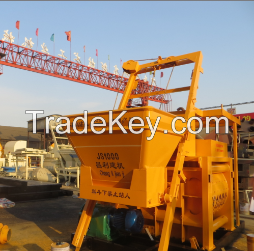 1yard concrete mixer machine, concrete mixture machine,JS10000,