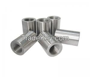 Parallel thread rebar coupler