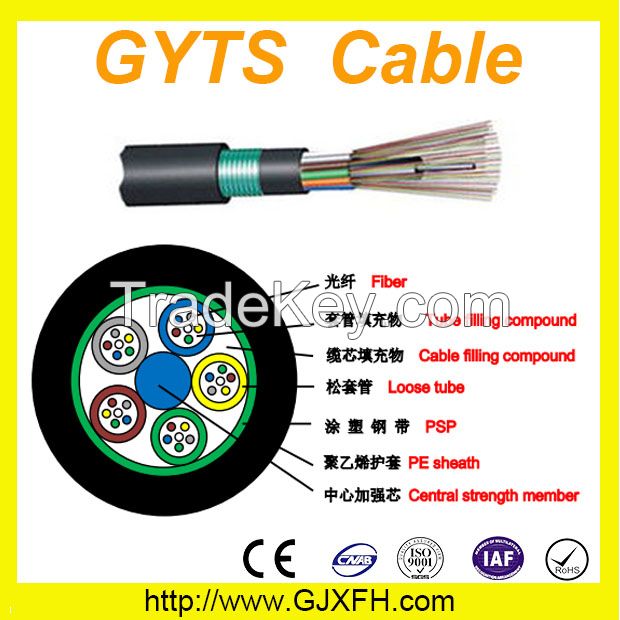 GYTS 6 cores optical fiber cable