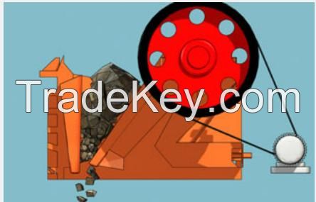 Jaw crusher for mining, gold copple, lead, Iron, marble etc.