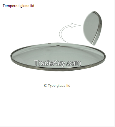 Tempered glass lid